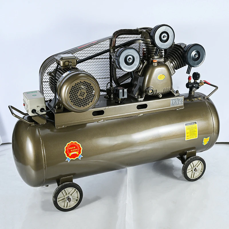 

Permanent Magnet Frequency Air Compressor 3 Cylinder for Steel Industrial for Tire Shop for Garages