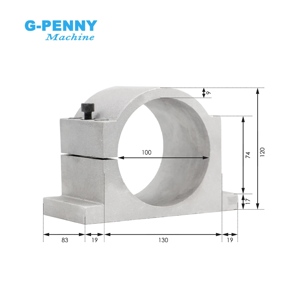 Imagem -04 - G-penny Er20 Water Cooled Spindle Pcs Rolamentos Cerâmicos Precisão 0.01 mm e Melhor Inversor 100 mm Bracket & Water Pump