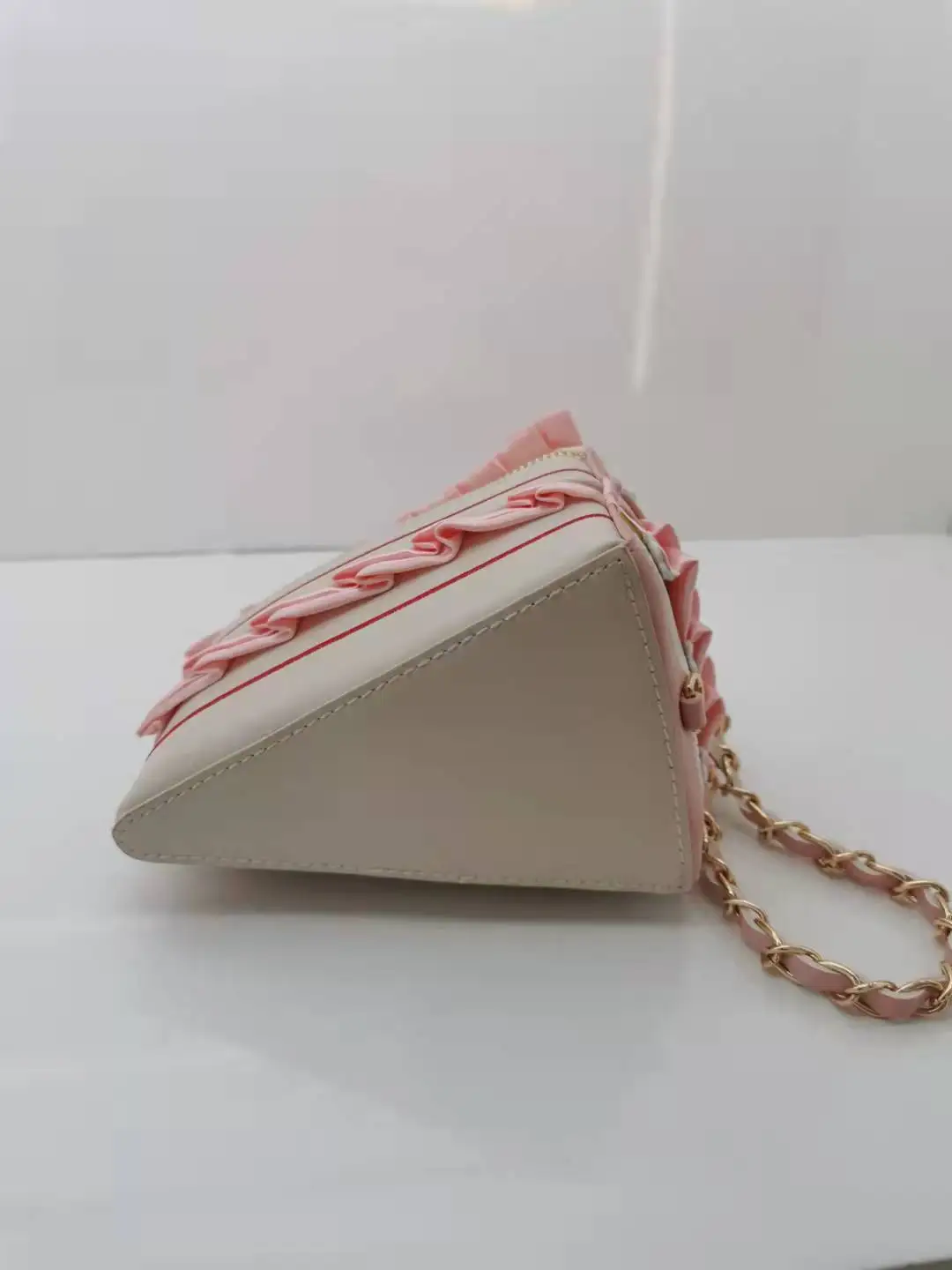 2024 Christmas gift new creative designer cake shape girl handbag one shoulder diagonal bag