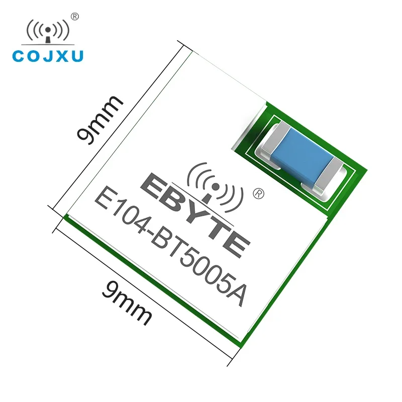 nRF52805 BLE5.0 2400-2483.5MHz 4dBm 70m Range 3.3V BLE5.0 Ceramic Antenna UART BLE Module cojxu E104-BT5005A