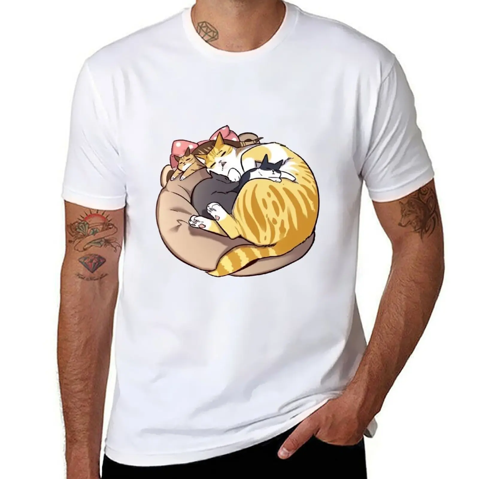 

Kayden Cat Eleceed Design #4 T-Shirt Stain Resistant Casual Tee