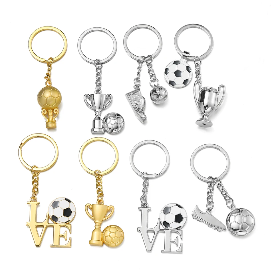 Porte Cle Decapsuleur Chaussure De Football Et Ballon De Sport