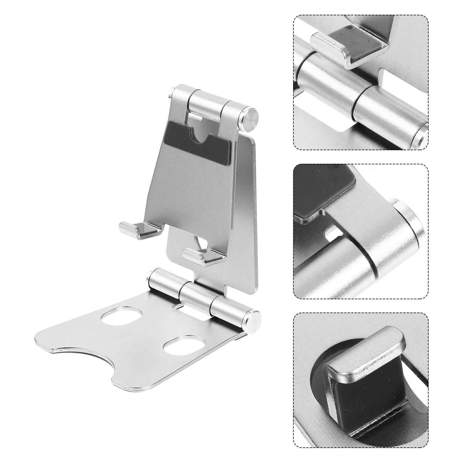 

1 шт., подставка для мобильного телефона, прочный складной держатель для планшета из алюминиевого сплава, портативная многофункциональная стойка с регулируемыми углами для просмотра