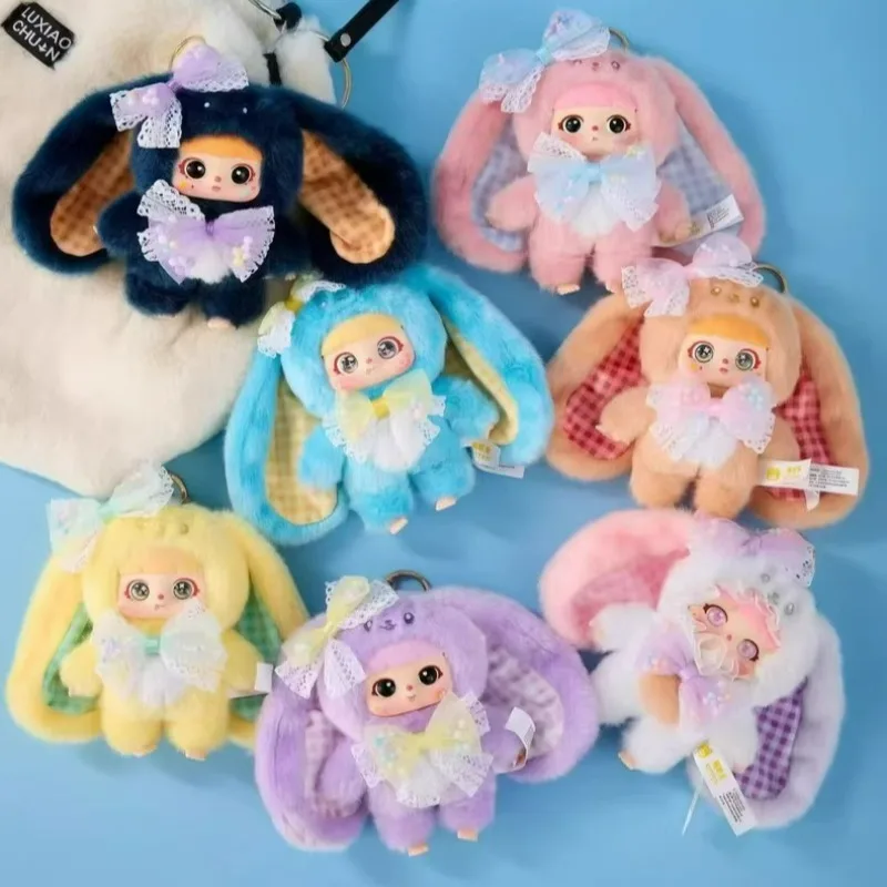 

Sanxiaomao котенок красочная серия фруктозы слепая коробка сумка очаровательное украшение кукла плюшевая милая изысканная мультяшная игрушка кулон подарок