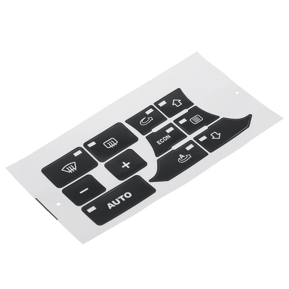 Button Repair Car Sticker 1pc New Practical Front Buttons AC Stickers Climate Control Sticker Direct Replacement