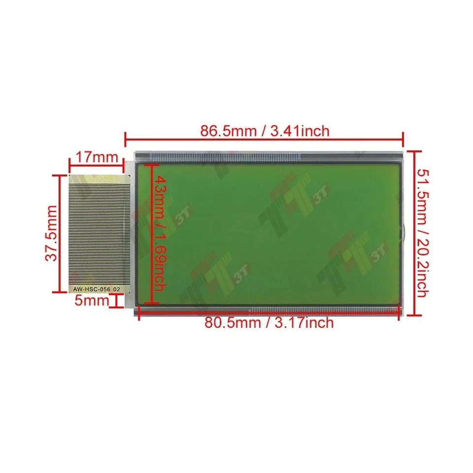 Display for VW T5 and T6 California Camper VAN ACC Climate Control Unit - view 6