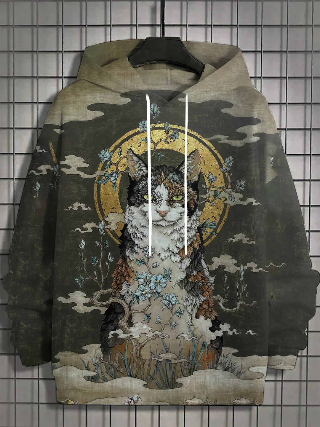 Funny Japanese Cat style kitten  3d printedmen\'s hoodie Autumn New fun hoodie men\'s hoodie casual fashion hoodie sweatshirt