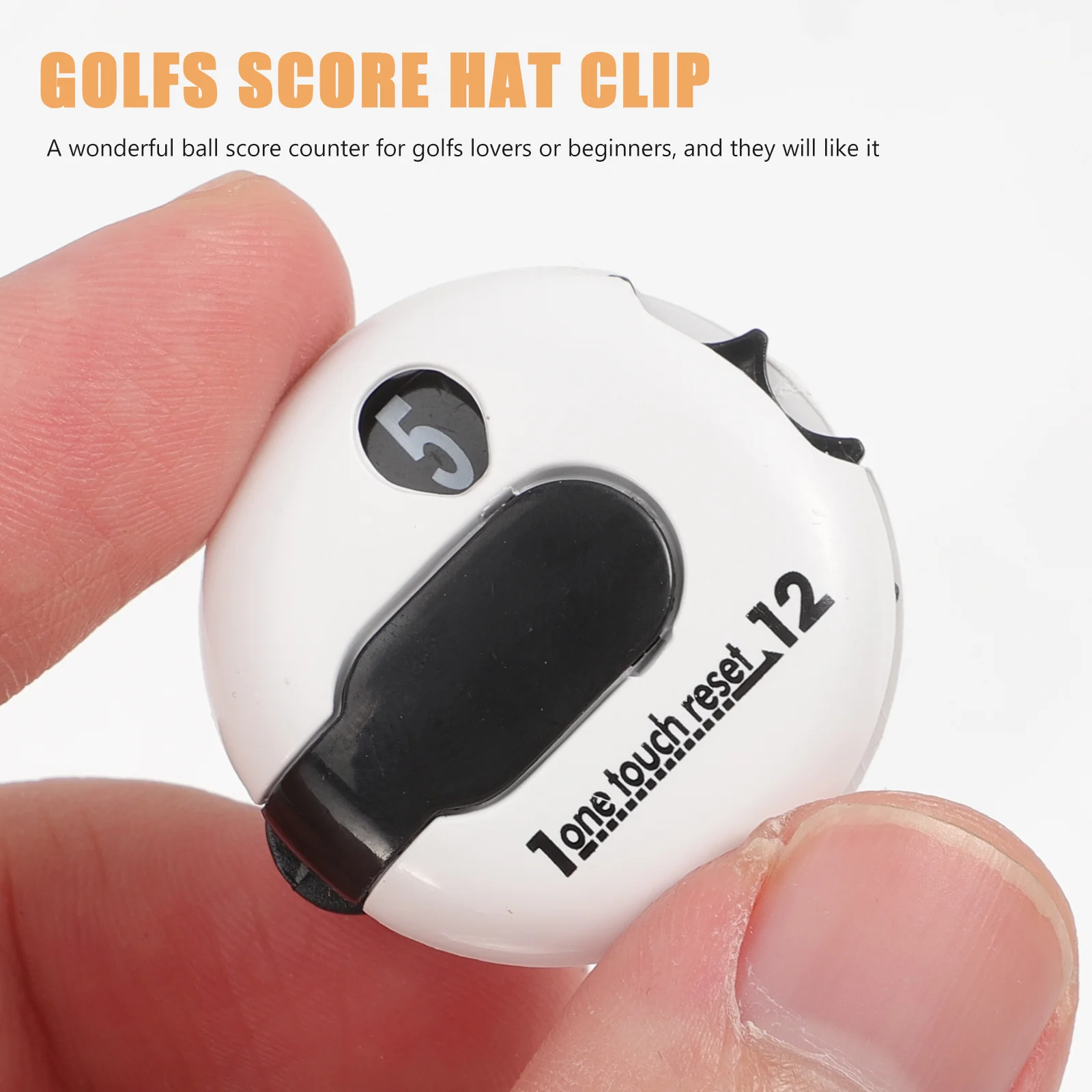 Golf Balls Scorer Portable Golfing Scoring Device Stroke Counter Golfs Keeper Lightweight Mini Hat Clip