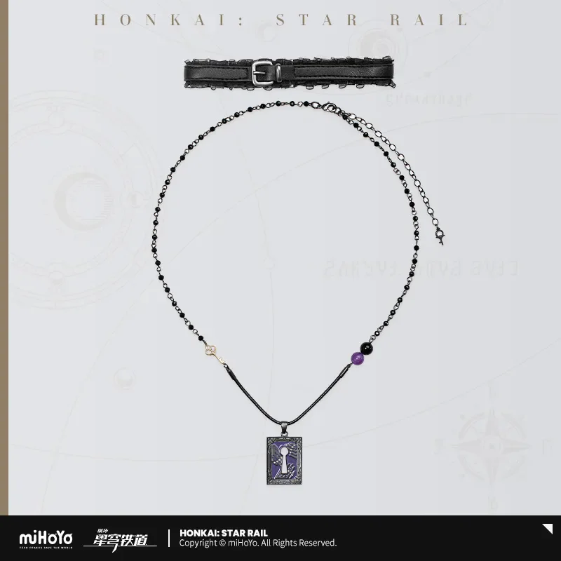 [Echte] miHoYo Game Herta Hanger Honkai Star Rail De Herta Thema Serie Ketting Anime Kostuum Accessoire Cosplay Kerstcadeaus