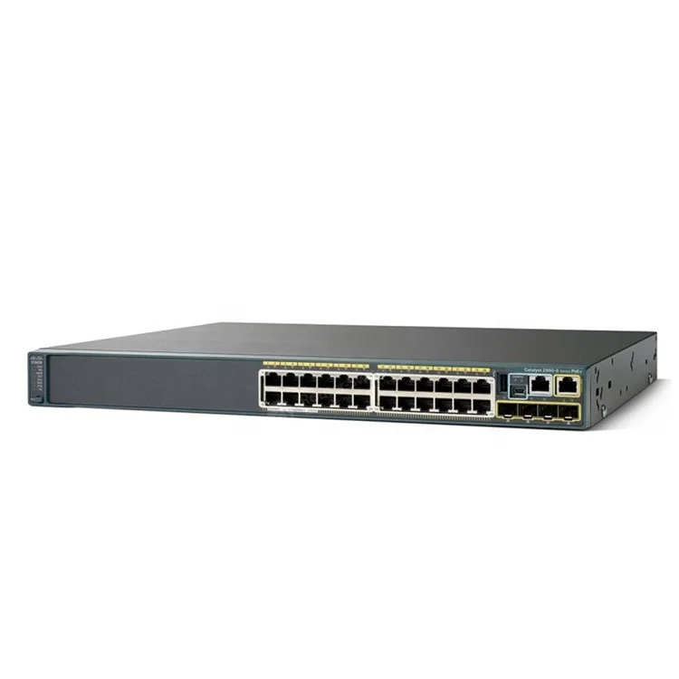 

WS-C2960X-24PS-L 24 порта gigabit ethernet POE сетевой коммутатор