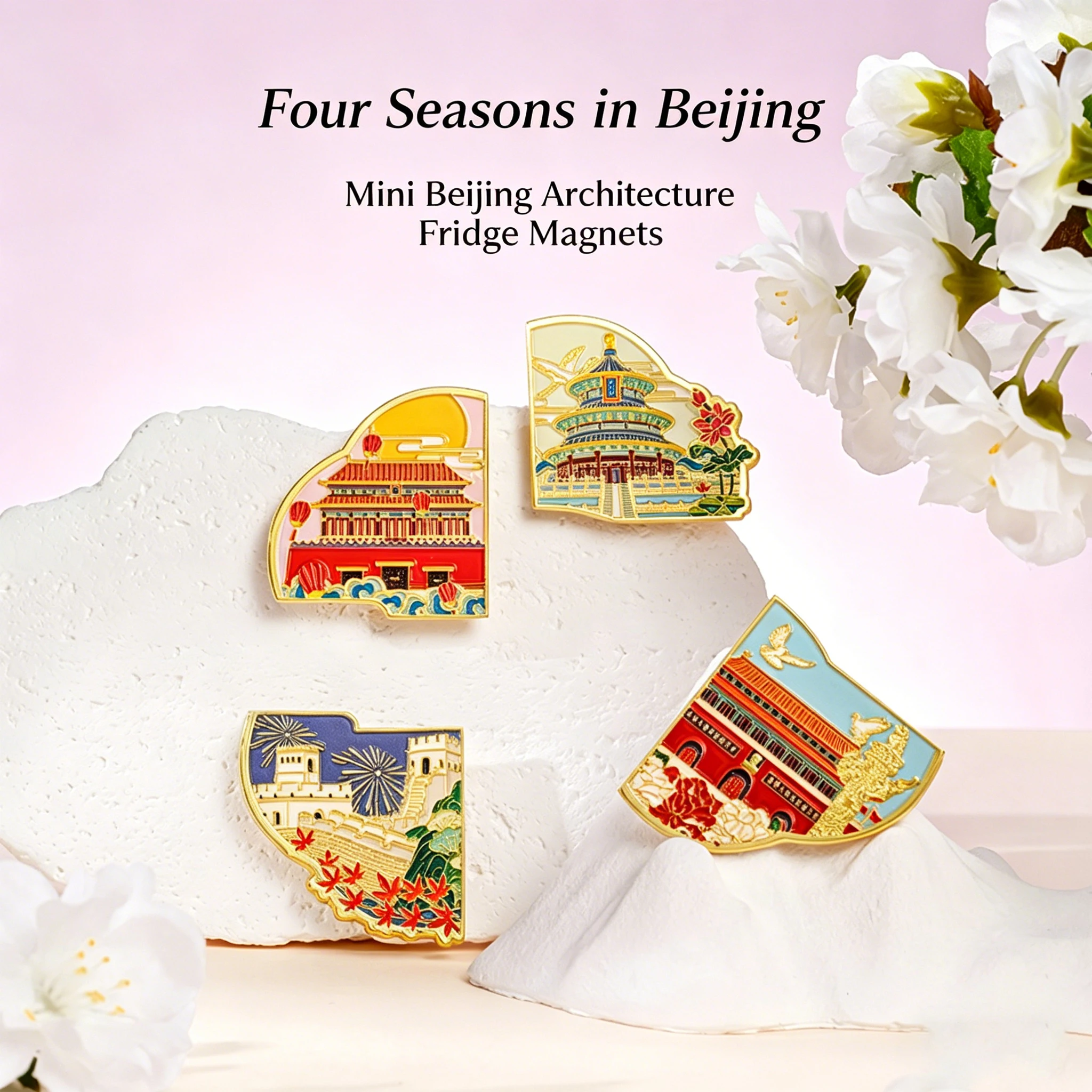 Four Seasons Beijing - Capital Cottage Fridge Magnet