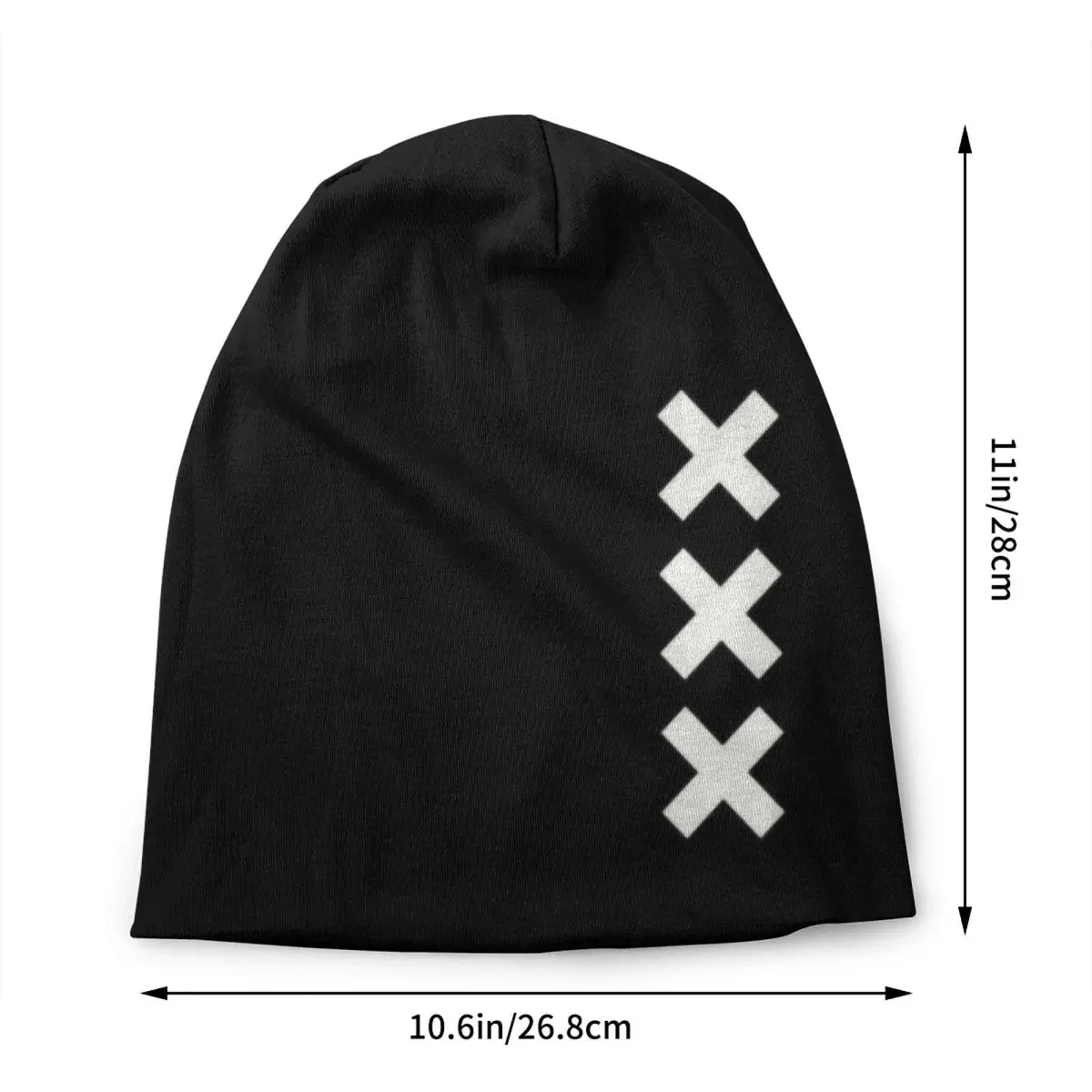 Amsterdam Andreas Cross Skullies Beanies Caps Men Women Unisex Cool Winter Warm Knit Hat Adult Netherlands Bonnet Hats