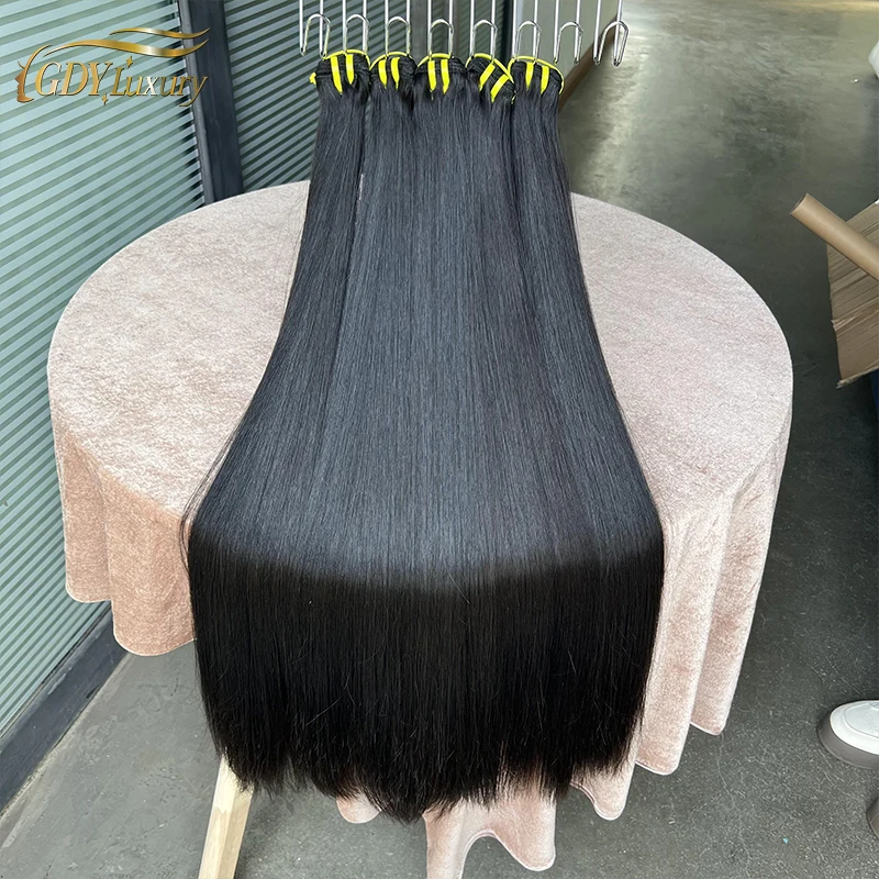 12A Super Double Drawn Vietnam Bone Straight / Body Wave Bundle Raw Unprocessed Human Hair wiązki Grube i pełne końcówki doczepiane