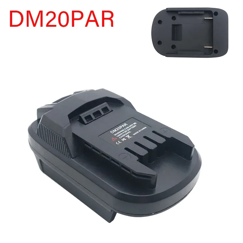 Adapter for Makita, DeWalt, Milwaukee, Bosch Lithium-Ion Batteries for Parkson X20V Tools MT20PAR DM20PAR BOS20PAR Converter