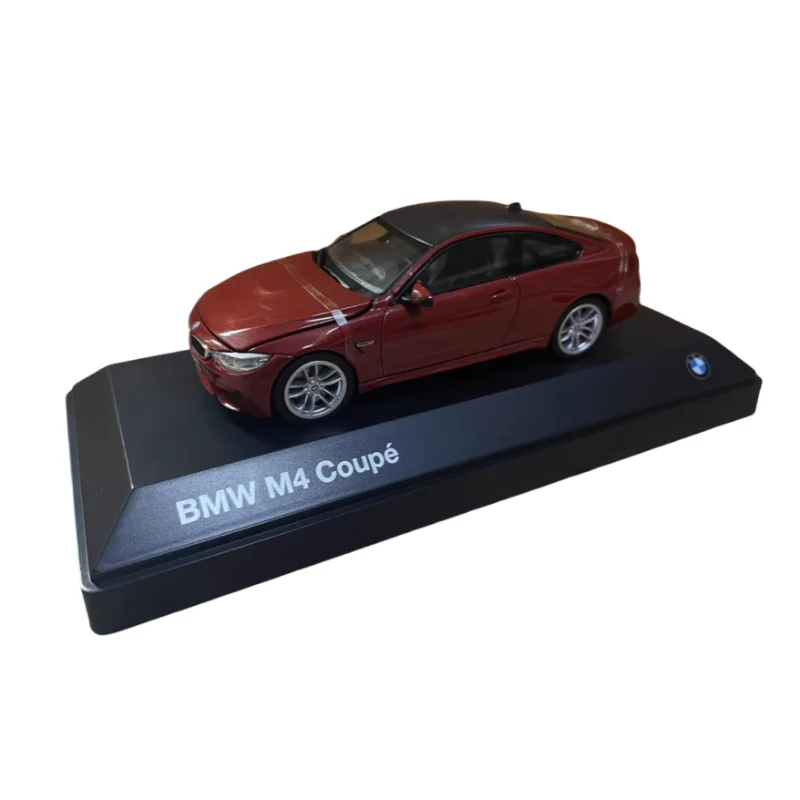 

BMW 1:43 оригинальный M4 красный сплав пресс-вал миниатюрная имитационная модель, украшение для взрослых, игрушка для мальчика, детский праздничный подарок на день рождения