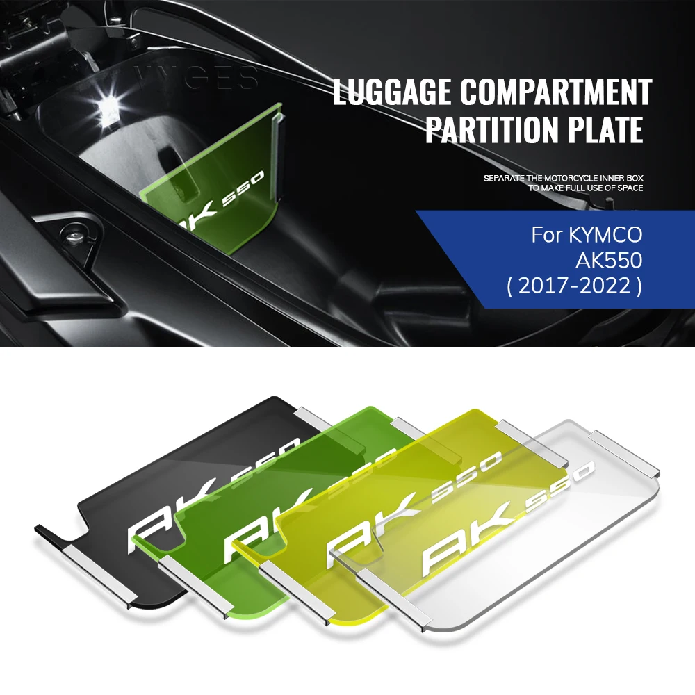 Luggage Compartment Partition Plate For KYMCO AK550 AK 550 2017-2022 Trunk Separator Compartment Isolation Plate