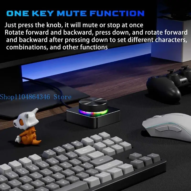 

652F Programmable Sound Adjustment With Press Quiet Function Color Backlit Setting Via Type C Data Cable