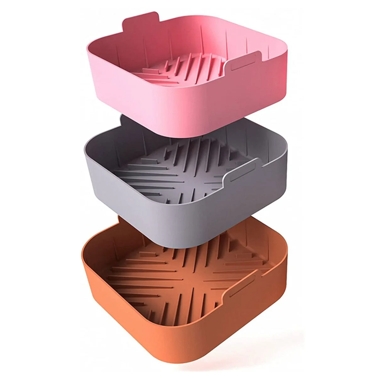 M10K 3Pcs Air Fryer Silicone L - огляд і ціна Air Fryer Silicone Pot Liner