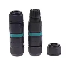 IP68 P20 Waterproof Cable Connector 3 Pin Screw Wiring Terminal Wire Connectors For Electrical Light Junction Box
