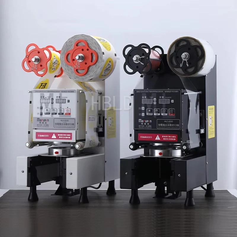 

Commercial Hot Soybean Milk Beverage Sealing Machine Automatic Coffee Sealing Machine Milk Tea Shop Equipment