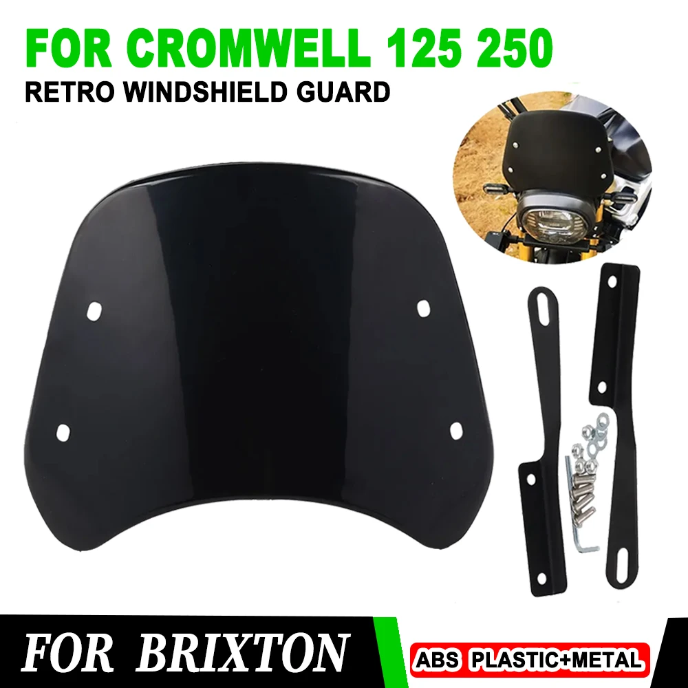 

For Brixton Cromwell 125 250 BX125 BX125R BX150 Accessories Windshield Wind Deflector Windscreen Fairing Guard Dust Cover