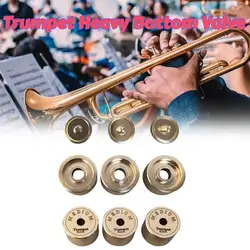 Trumpets Valve Caps Trumpet Heavy Bottom Caps Musical Brass Valve Parts Trumpet Repair Kit  for Spare Replacement