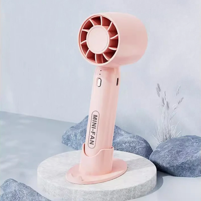 Handheld Small Fan New High Speed Turbo With Long Battery Life Usb Charging Mini Small Fan Portable Handheld Fan