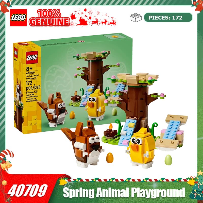 

LEGO Building Blocks Splicing Box Series 40709 Spring Animal Park Splicing Blocks Children's Toy Gift