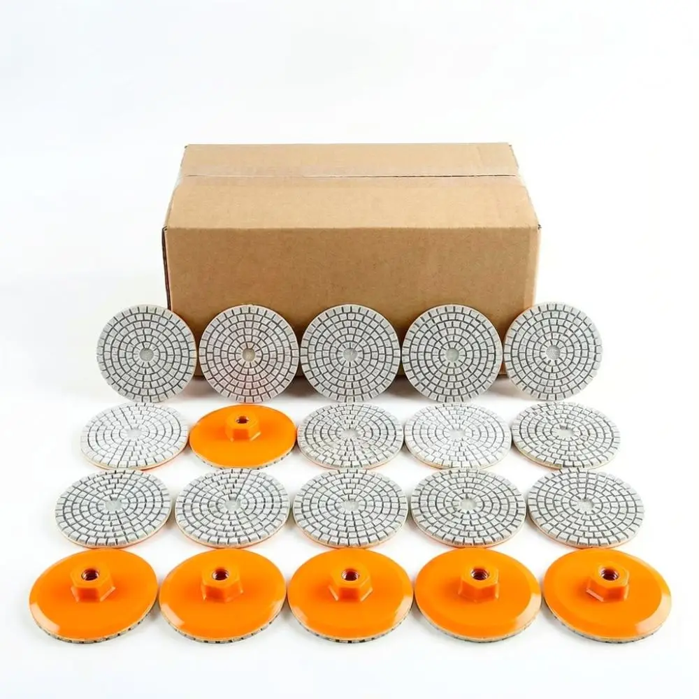 For For Zhongxing M10 Diamond Polishing Disc Wet Grinding Pad Granite Marble Stone Tile Edge Angle Grinder Power Tool