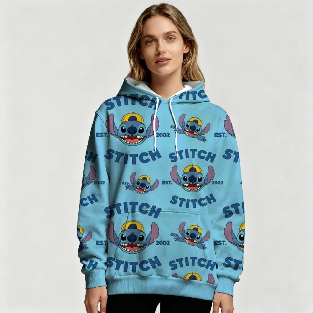 Felpe con cappuccio stampate Disney Topolino e Minnie, fantastici autunnali e invernali, copricapo per coppia per uomini e donne e simpatici cartoni animati