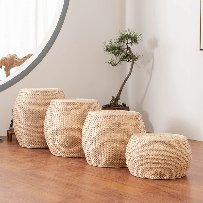 Outdoor Small Foot Stool Kitchen Space Saving Minimalist Stackable Round Relaxing Step Stool Hallway Tabouret Unique Furniture