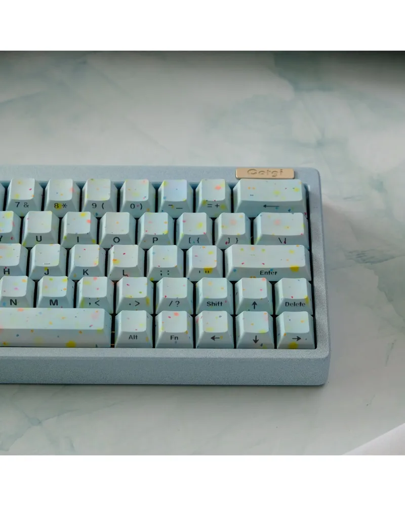 

Color dot keycap PBT original height, sublimation, mechanical keyboard cap wooting