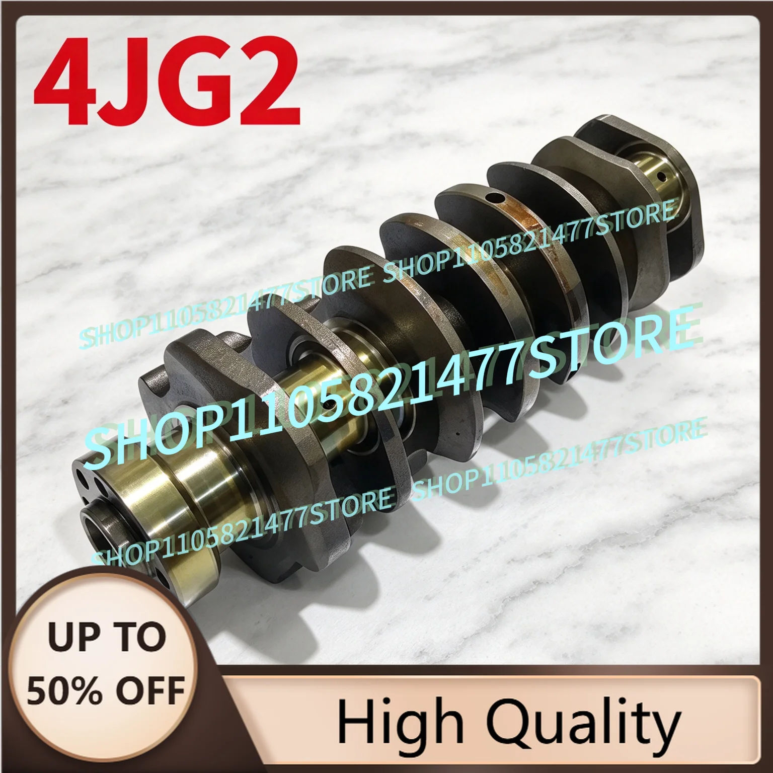 4JG2 Crankshaft For Diesel Engine Overhaul Rebuild Kit Spare Parts ...