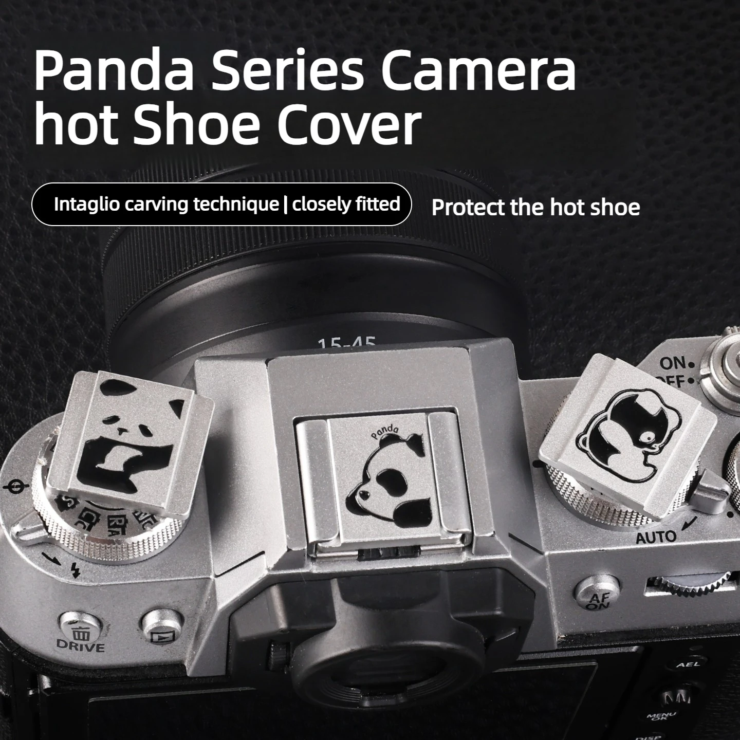 

Panda Hot Shoe Cover Universal Dustproof Protector Cap for Fujifilm Canon Nikon Olympus Leica DSLR Mirrorless Camera Accessory