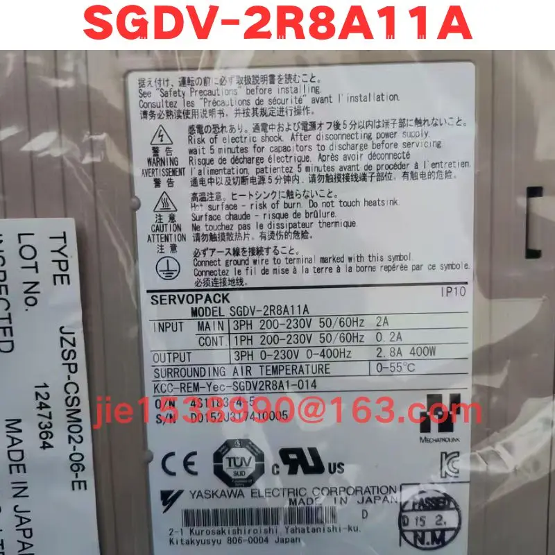 Brand SGDV-2R8A11A New Original
