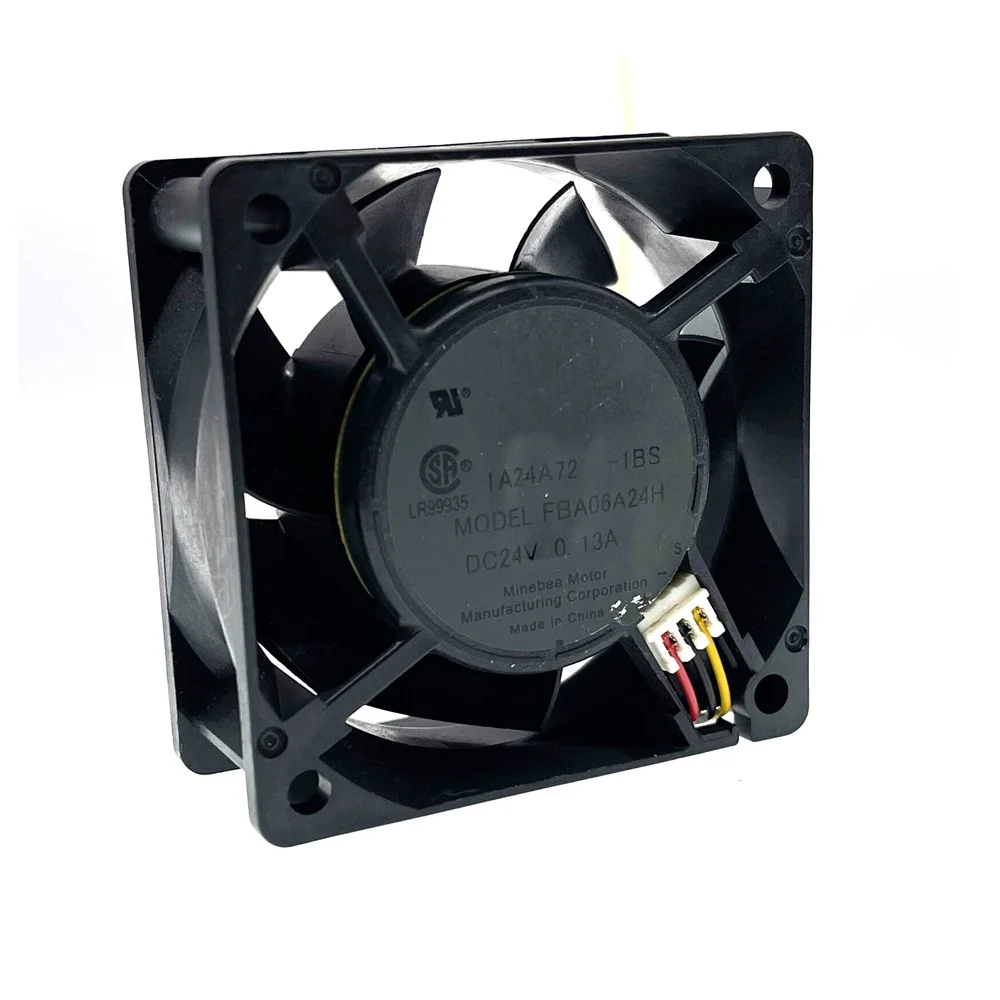 

New Original FBA06A24H 6CM 60mm DC 24V 0.13A Ultra-Quiet Inverter Server Axial Cooling Fan 60X60X25mm 3-Wire