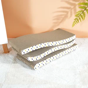 لوح خدش Cat ، صندوق من الورق المقوى للخدش الداخلي للقطط ، سرير قابل للانعكاس ومتين مع النعناع البري 8 صندوق عكسي رئيسي للكارت - No7