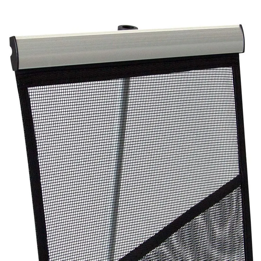 Mesh Brochure Holder 0.9ft x 4.6ft Portable Literature Stand with 4 Pockets amp Carrying Bag, Collapsible Literature Rack For Bu