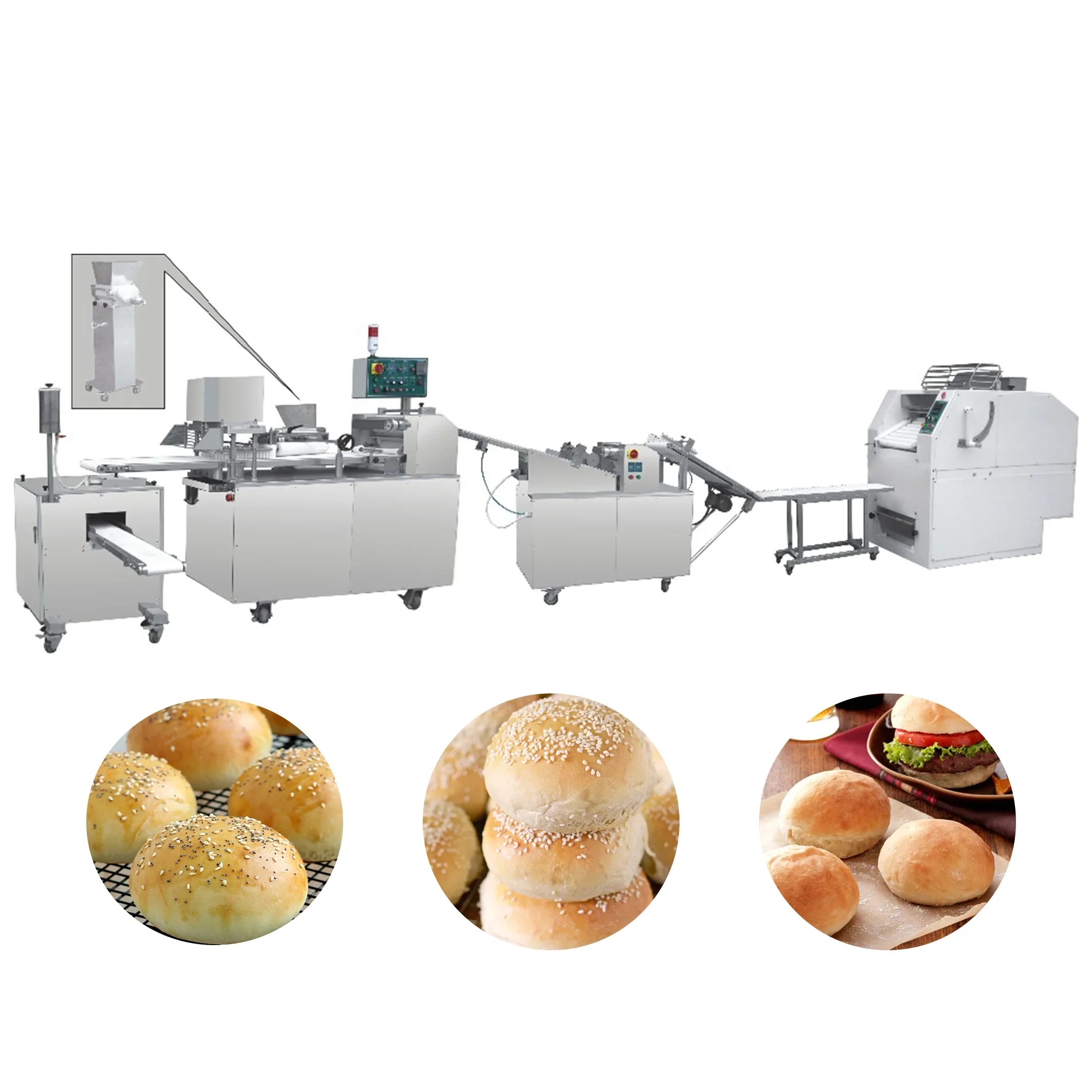 2022 Latest Fully Automatic Commercial Round Bread Machine for Factory