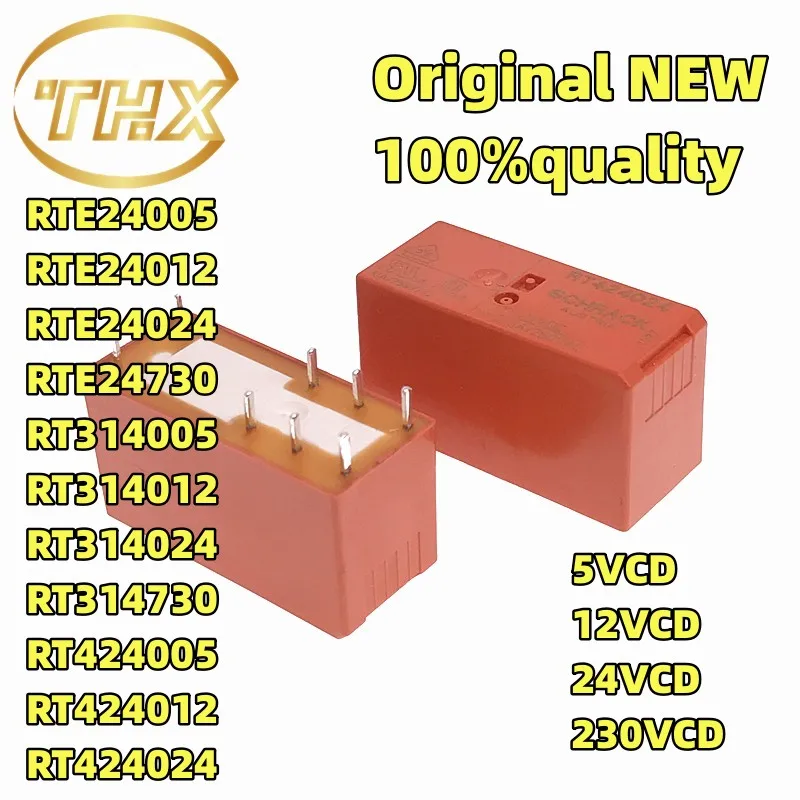 DIP8 Relay Kit 5V/12V/24V, RTE24005 RT24012 RT24024 RT24730 RT314005 RT314012 RT314024 RT314730 RTE424005 RTE424012 RTE424024