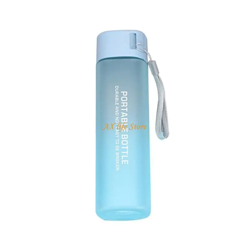 J2HA Botella agua Estética cuadrada Botella agua Cazas leche Eco Amable Amplio Bpa Lavavajillas Flat Bottalles