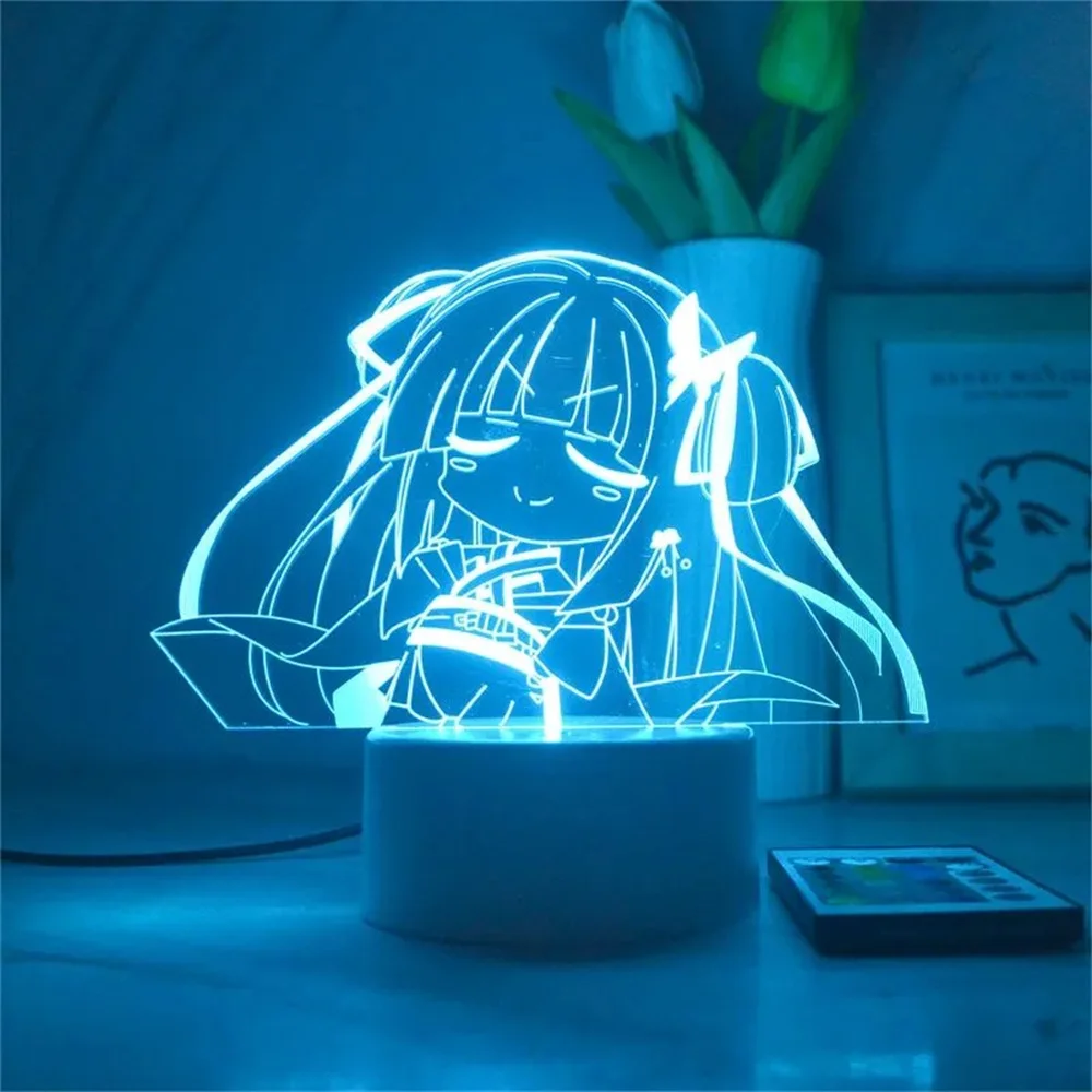 

Game Figureムラサメ3d Led Lamp Manga Anime 3D Light Lights Table Lamp Acrylic Bedroom Bedside Ornaments for Kids Boys Birthday Gifts