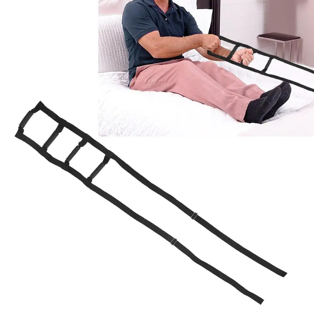 

Bed Ladder Assist Rope Ladder Sit Up Bed Assistant with Metal Buckle for Elderly Patient Elderly Get Up Pole