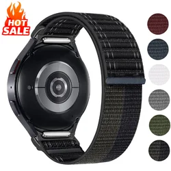 Nylon Loop Strap For Samsung Galaxy Watch 7 5 6 4 FE 44mm 40mm/5 pro 45mm Classic 47mm 43mm No gaps bracelet Galaxy Watch7 Band