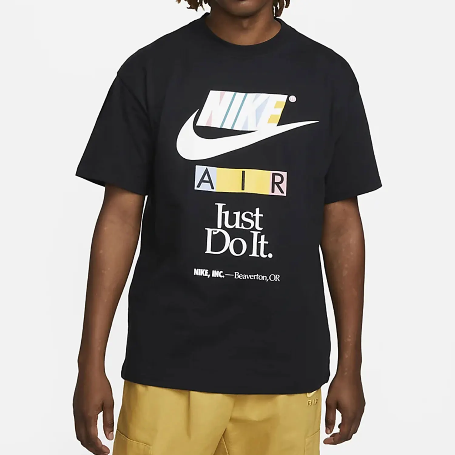 

Новая летняя дышащая мужская повседневная спортивная футболка Nike Authentic с коротким рукавом FB9779-010