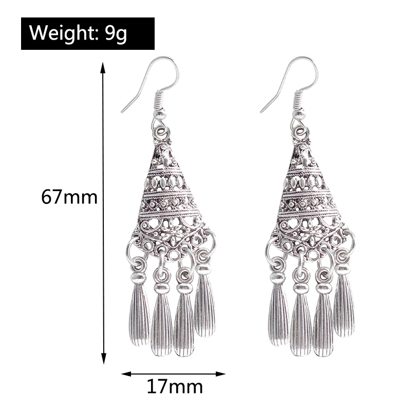 Ethnische runde Ohrhänger aus Legierung für Frauen, Brincos Femme, Hängeohrringe, Party-Schmuck, Urlaubsgeschenke für Mädchen – Detail 27