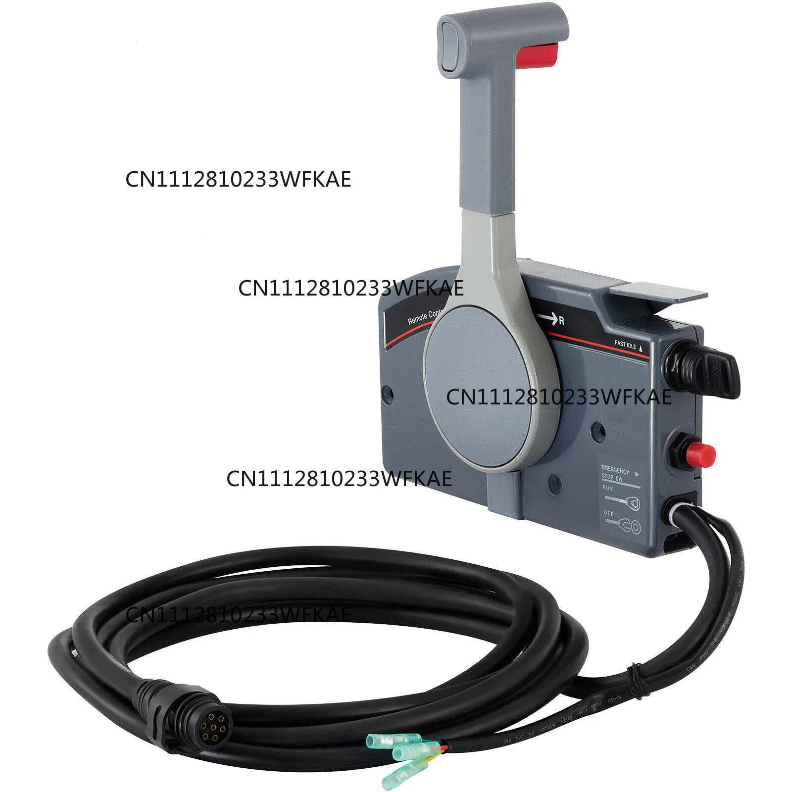 Marine remote throttle control box 703 7 core acceleration controller for Yamaha outboard forward and reverse thrust