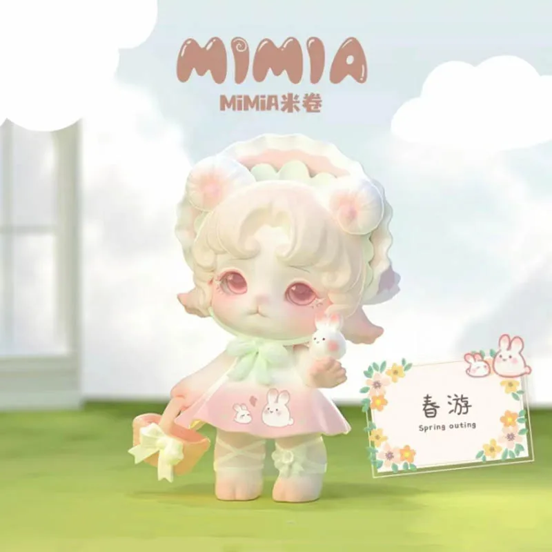 

Mimia Cherry Mijuan Angel Toys Doll Elevator Cute Anime Figure Desktop Ornaments Gift Collection