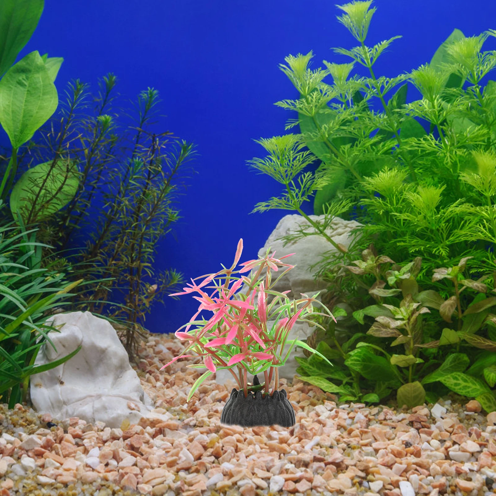 

Mini Artificial Water Grass Aquarium Plants Plastic Fish Tank Decor Decorative Aquatic Plants Simulation Landscaping Ornament