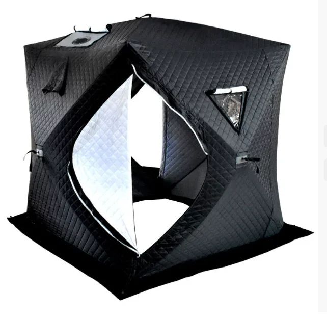 

New Arrival Sauna Tent Room Portable Square Hiking Insulated Camping Ice Cube Winter Fishing Tent Winter Hot Tent